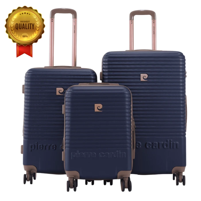 סט 3 מזוודות קשיחות Pierre Cardin PERLE