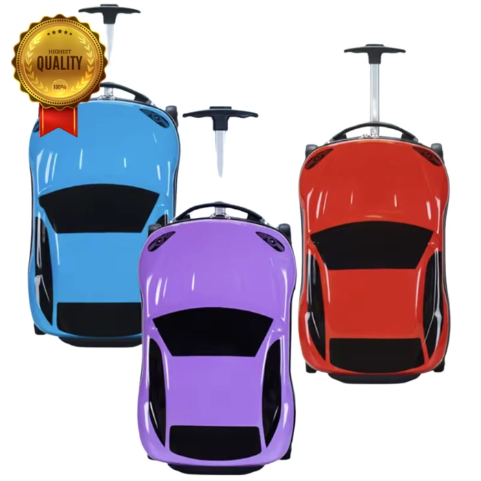 טרולי מזוודה לילדים בצורה של אוטו רכב בימבה