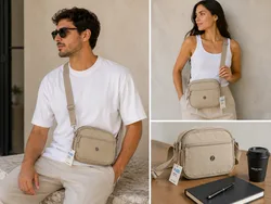תיק צד בז' Beige Everyday