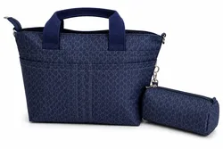 סט Tote & Pouch כחול