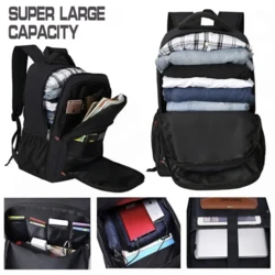 תיק גב שחור למחשב דגם GABI