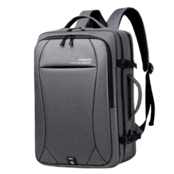 תיק גב אפור למחשב דגם EXSTRA