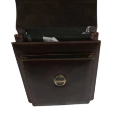 תיק צד מעור חום דגם אדוארד