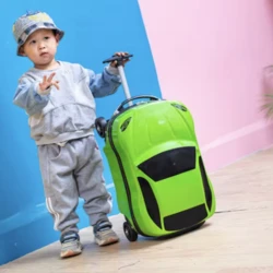 טרולי מזוודה לילדים בצורה של אוטו רכב בימבה