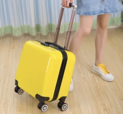טרולי מזוודה קשיח קטן לילדים על גלגלים