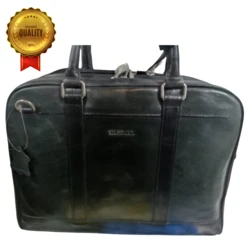 תיק עסקי מעור שחור לגברים דגם גלבוע