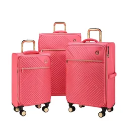 סט 3 מזוודות בד מתרחבות ROYAL VOGUE מבית Goby London